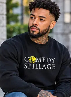 Comedy Spillage Official Logo Unisex Crewneck Sweatshirt