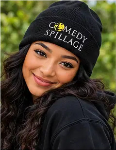 Comedy Spillage Premium Embroidered Unisex Beanie